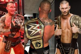 How many championship belts does Randy Orton have?