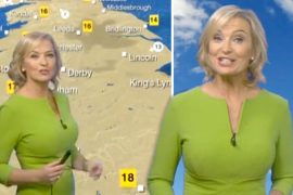 Does Carol Kirkwood live alone?