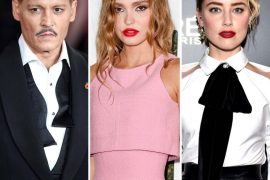 Why did Lily-Rose Depp not attend wedding of Johnny Depp?