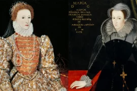 How is Queen Elizabeth related to Mary, Queen of Scots?