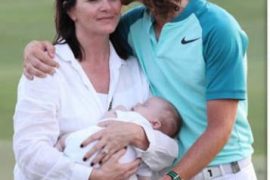 Tommy Fleetwood and his wife