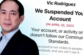 Vic Rodriguez Facebook: Facebook suspends Marcos spokesperson’s account