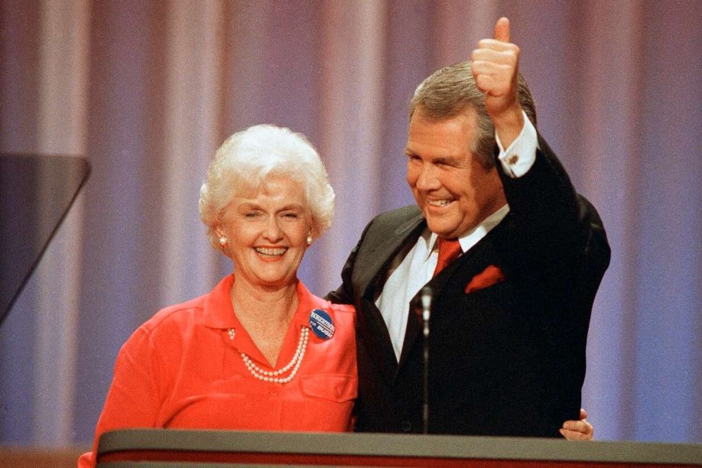 Adelia Elmer Robertson and Pat Robertson