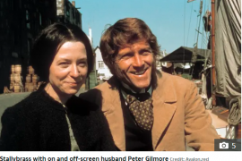 Why did Anne Stallybrass leave the Onedin Line?