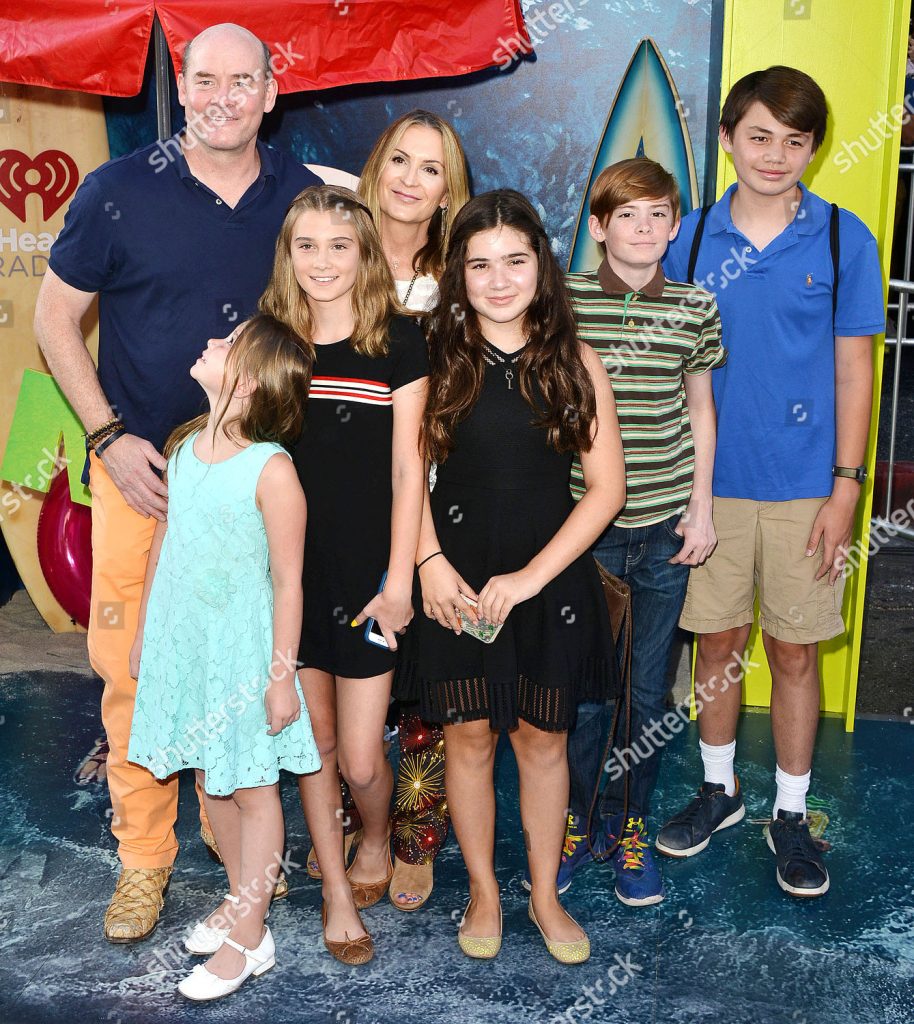 David Koechner and his family