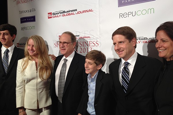 Jerry Reinsdorf and his family