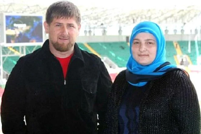 Ramzan Kadyrov and Medni Musaevna Kadyrova