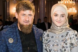 Ramzan Kadyrov and Aishat Kadyrova