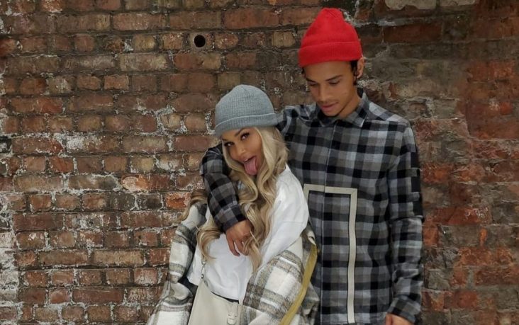Leroy Sane and his girlfriend