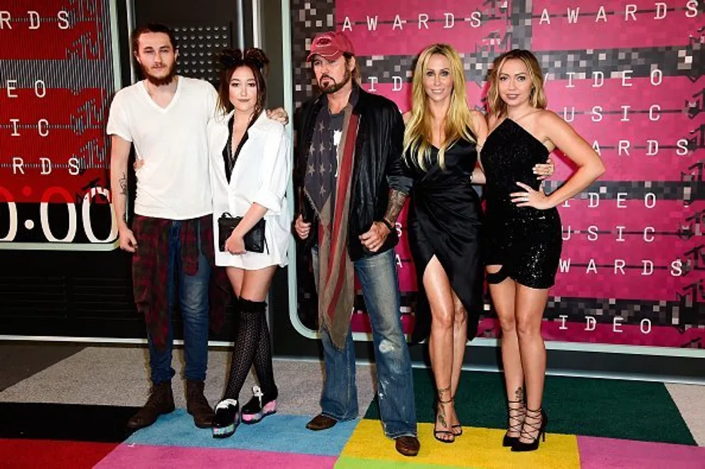 Braison Cyrus, Tish Cyrus, Noah Cyrus, Billy Ray Cyrus and Brandi Glenn Cyrus