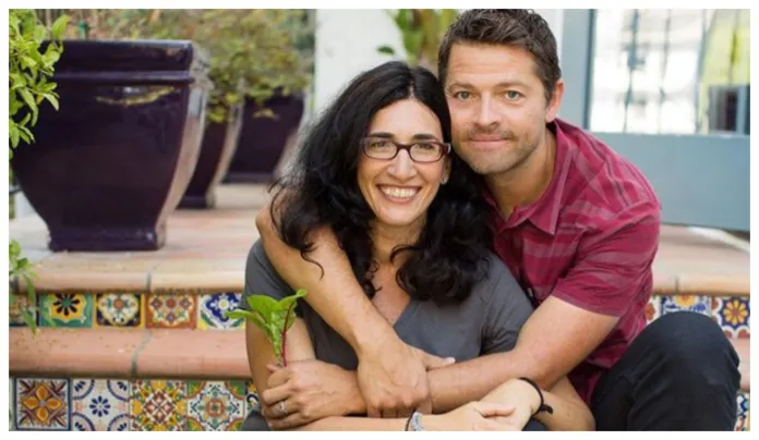 Victoria Vantoch and Misha Collins