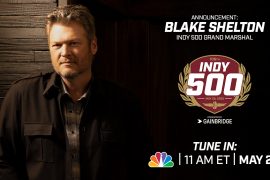 Who is the grand marshal for the Indy 500 this year?