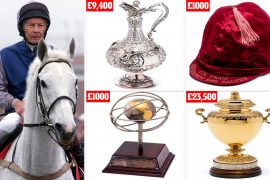 Why did Lester Piggott sell his trophies?