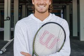 What is Stefanos Tsitsipas famous for?