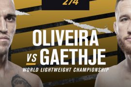 Who won the Oliveira vs Gaethje fight?