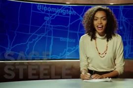 Sage Steele Golf Ball Video