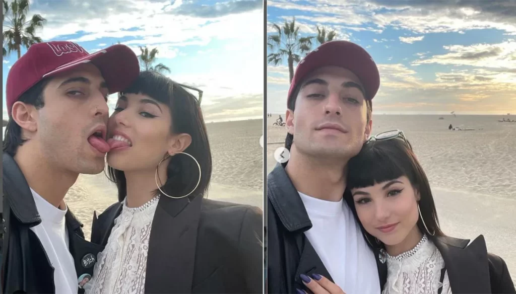 Damiano David and Giorgia Soleri