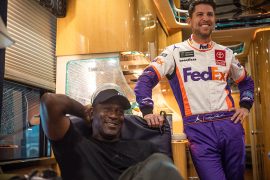 Are Michael Jordan and Denny Hamlin friends?
