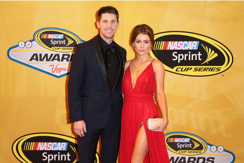 Jordan Fish and Denny Hamlin