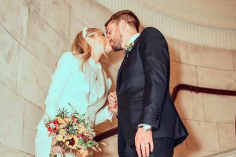 Laura Whitmore Wedding Suit