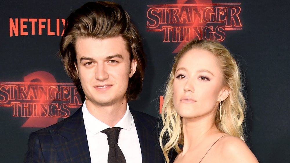 Maika Monroe and Joe Keery