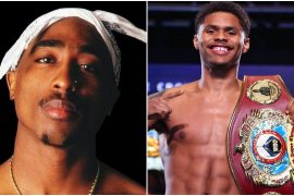 Is Shakur Stevenson related to 2pac?