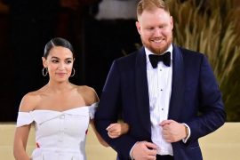 Who is AOC’s partner Riley Roberts?