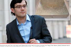 What did Martin shkreli do to Wu Tang?
