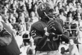 What team did Marlin Briscoe play for? Was Marlin Briscoe the first black quarterback in the NFL?