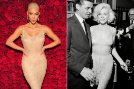 Who let Kim wear Marilyn Monroe dress?