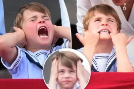 Prince Louis Misbehaving: Prince Louis Pulling Faces