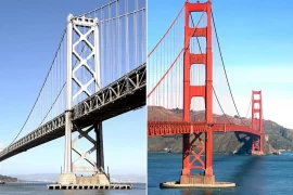 Is the Bay bridge bigger than the Golden Gate?