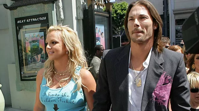 Kevin Federline and Britney Spears