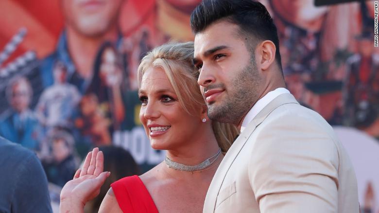 Britney Spears and Sam Asghari