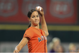 How fast does Cat Osterman throw now?