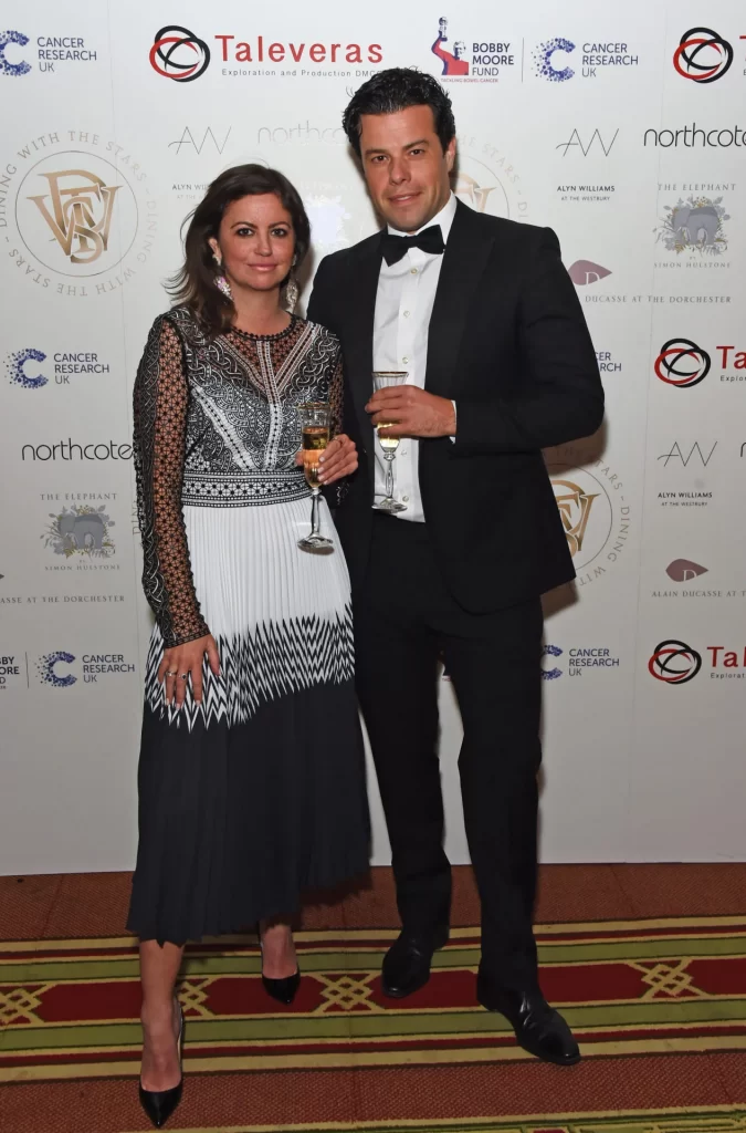 Sebastian Bowen and Dame Deborah James