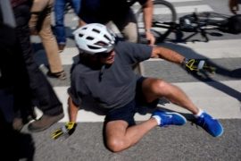Biden falls off bike: Is Joe Biden okay?
