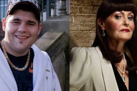 Mevlit Brewster-Ahmet and Hilary Devey