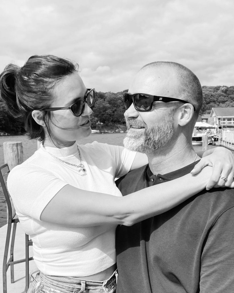 Torrey DeVitto and David Ross