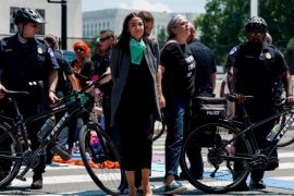 Why was AOC arrested?
