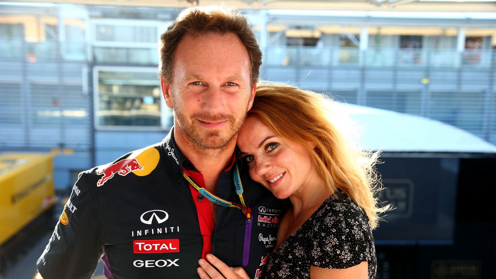 Geri Halliwell and Christian Horner