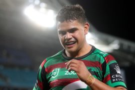 How is Latrell Mitchell related to Evonne Goolagong?
