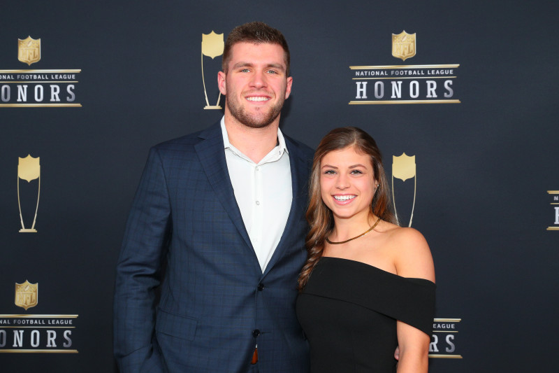 TJ Watt and Dani Rhodes