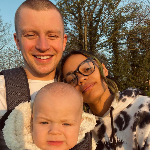 Adam Peaty, Eirianedd Munro and their son
