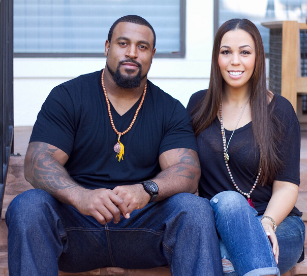 Duane Brown and Devi Brown