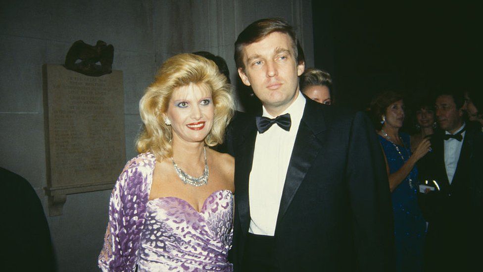 Ivana Trump and Donald Trump