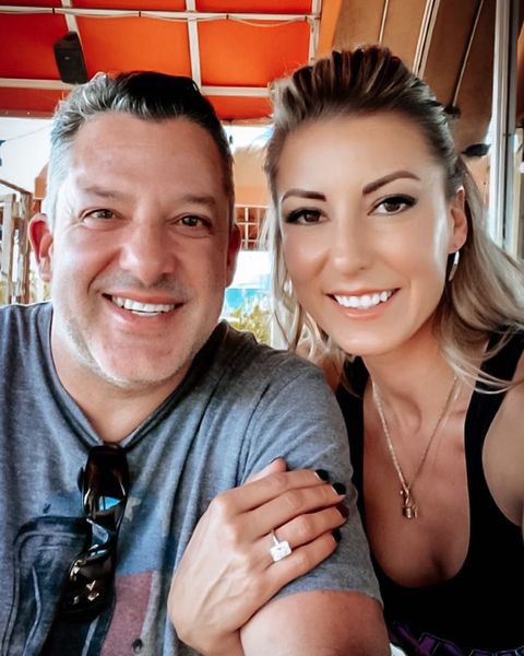 Leah Pruett and Tony Stewart