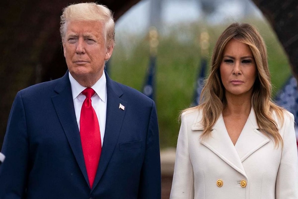 Donald Trump and Melania Knavs Trump