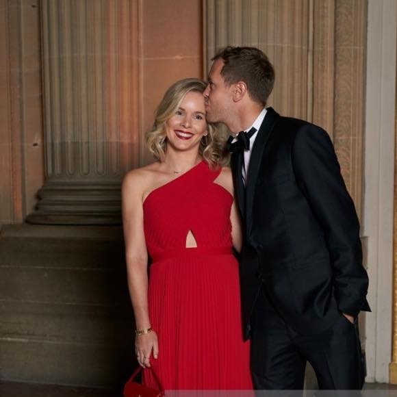 Hanna Prater and Sebastian Vettel