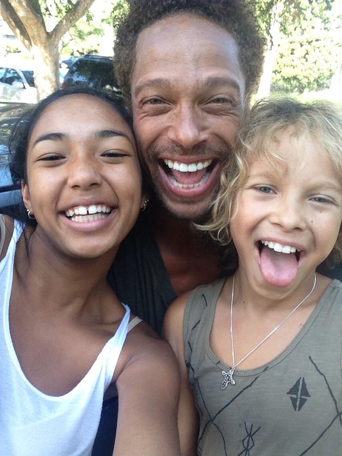 Gary Dourdan, Lyric Durdin and Nyla Durdin
